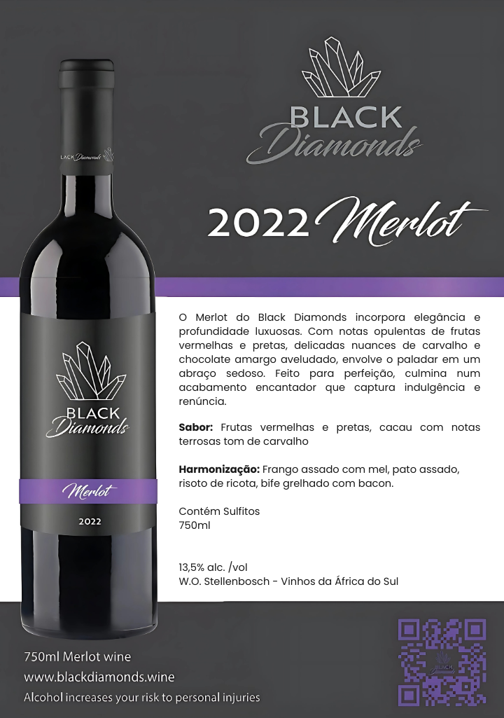 Black Diamonds Merlot - Image 2